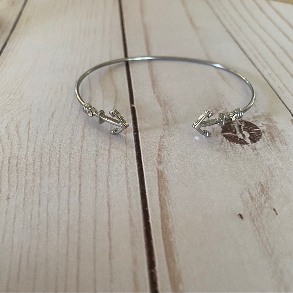 Silver Anchor Bracelet
